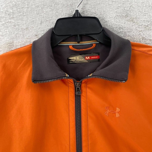 UNDER ARMOUR Strider Windbreaker MEDIUM Lightweight‎ Jacket Wind Water Resistant - Picture 7 of 14